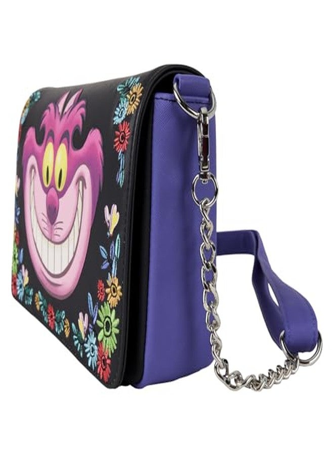 Loungefly Disney Alice in Wonderland Cheshire Cat Crossbody Bag - Image 2