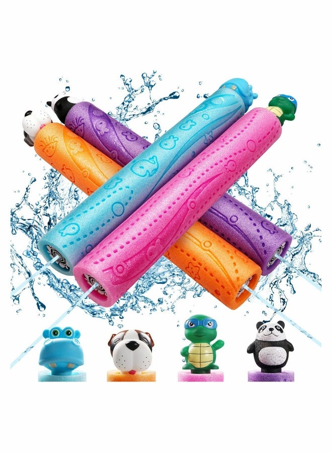 general Water Squirter for Kids, 4 Pack 35ft Range Water Shooter, Summer Swimming Pool Beach Outdoor Water Shooter Toys for Kids Boys Girls Adults - Image 1
