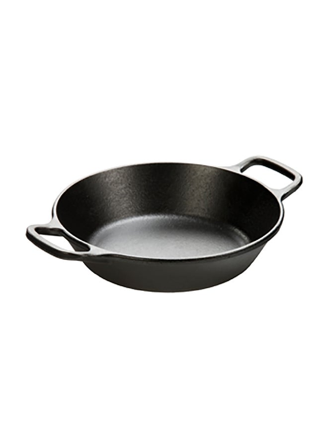 Lodge Seasoned Even Heat Distribution Cast Iron Dual Handle Skillet Pan Black 8 inch L5RPL3  - Image 1
