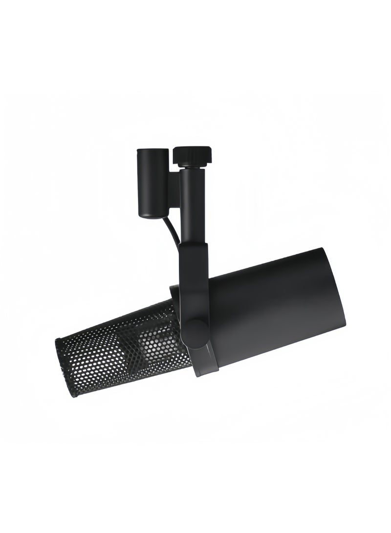 Shure Incorporated SM7B Microphone - Vocal Dynamic Studio Mic for Broadcast, Podcast, Recording, Gaming & Streaming, XLR, Rugged Construction, Detachable Windscreen, Smooth Sound, Warm Vocals, Wide-Range Frequency SM7B Black - Image 5