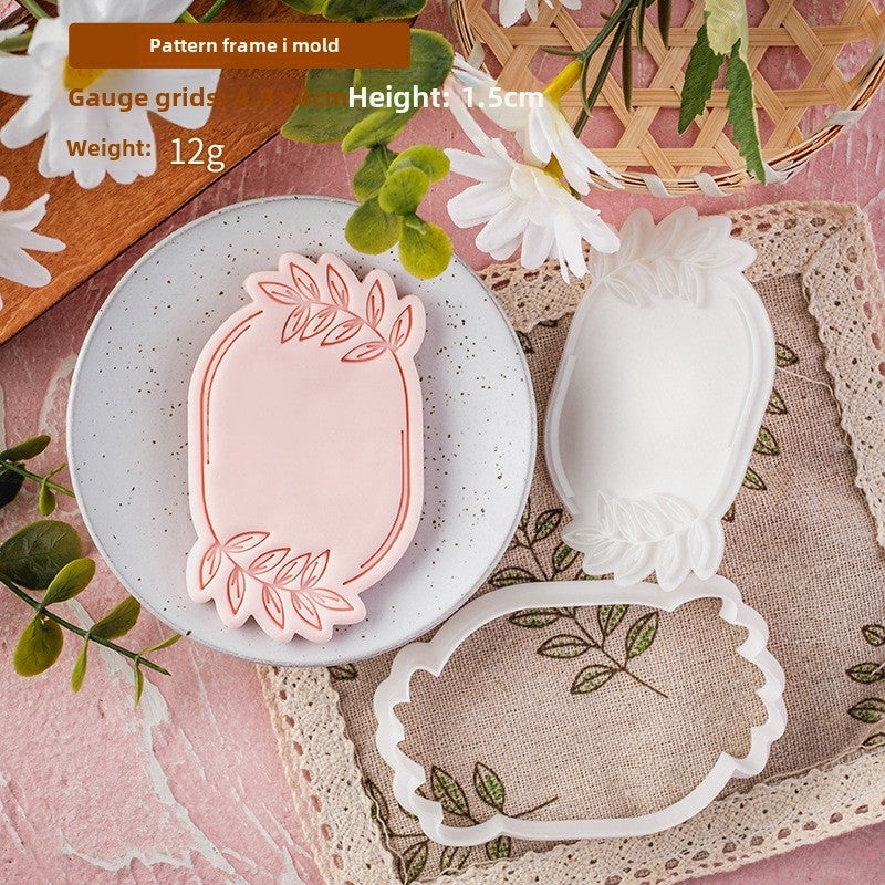 Korean Style Fondant Cookie Mold for Wedding PC0670-Pattern Frame I