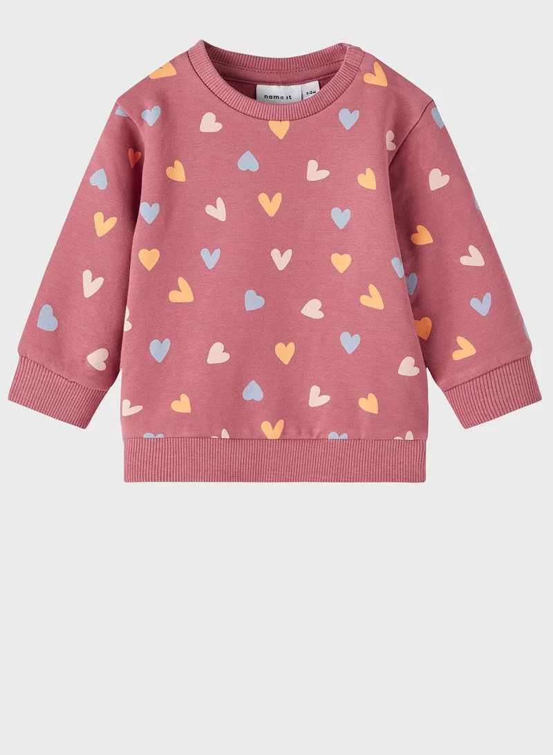 NAME IT Infant Unicorn Print Sweatshirt