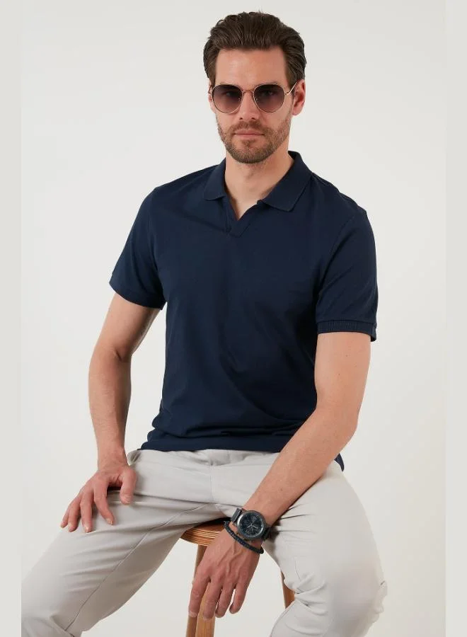 Buratti  Buratti Regular Fit Cotton Polo Neck T Shirt Men's Polo Neck T Shirt 5902141 for Men | Best Price UAE