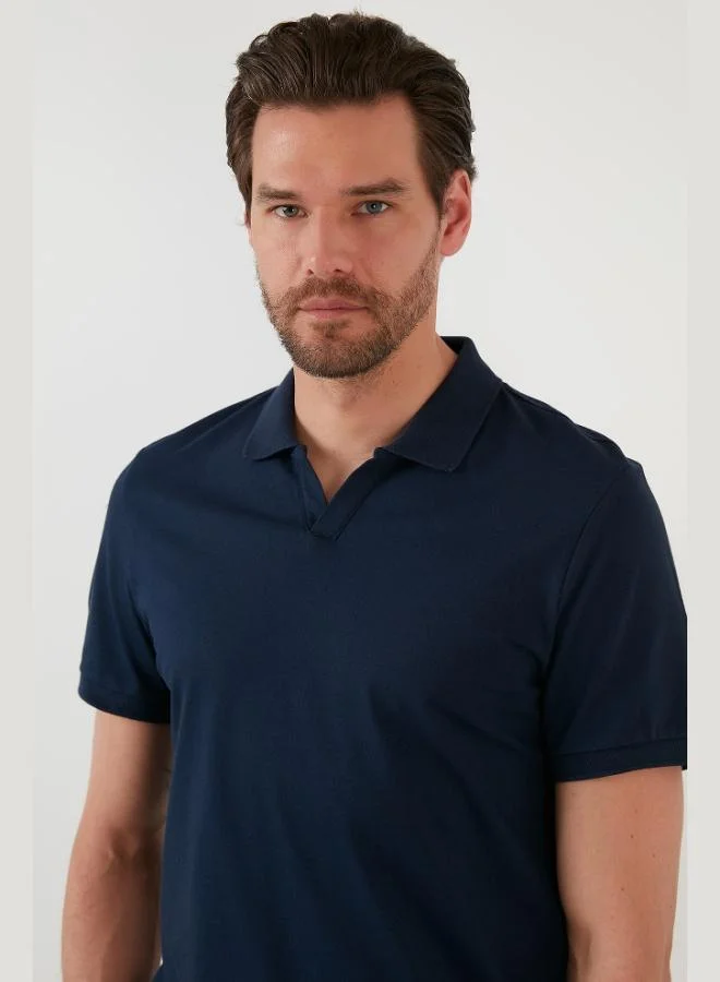 Buratti  Buratti Regular Fit Cotton Polo Neck T Shirt Men's Polo Neck T Shirt 5902141 for Men | Best Price UAE