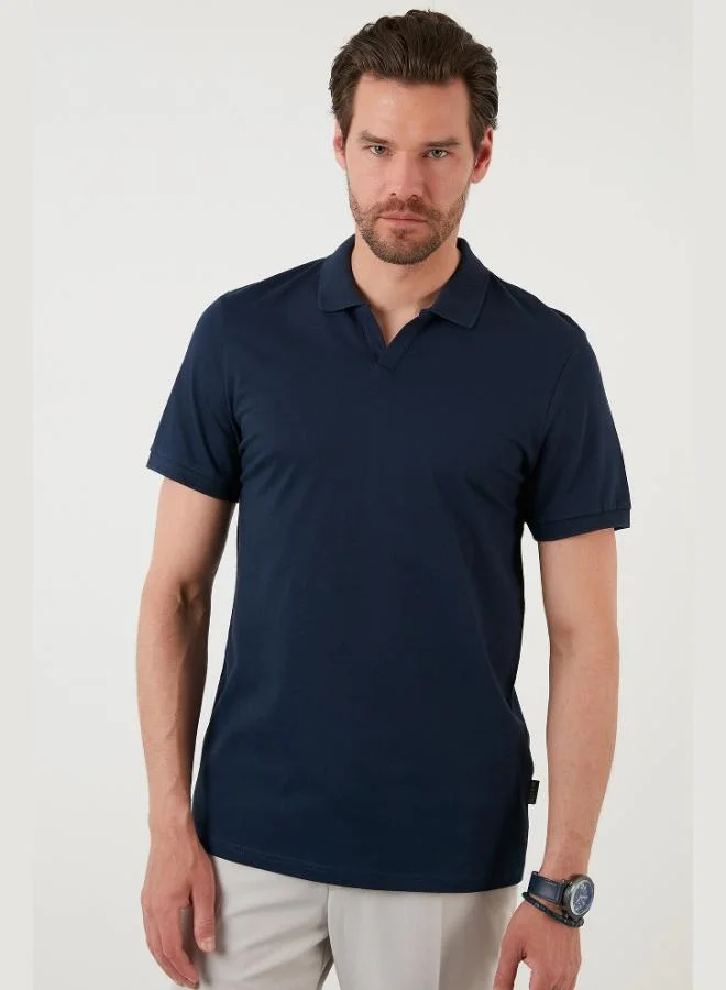 Buratti  Buratti Regular Fit Cotton Polo Neck T Shirt Men's Polo Neck T Shirt 5902141 for Men | Best Price UAE