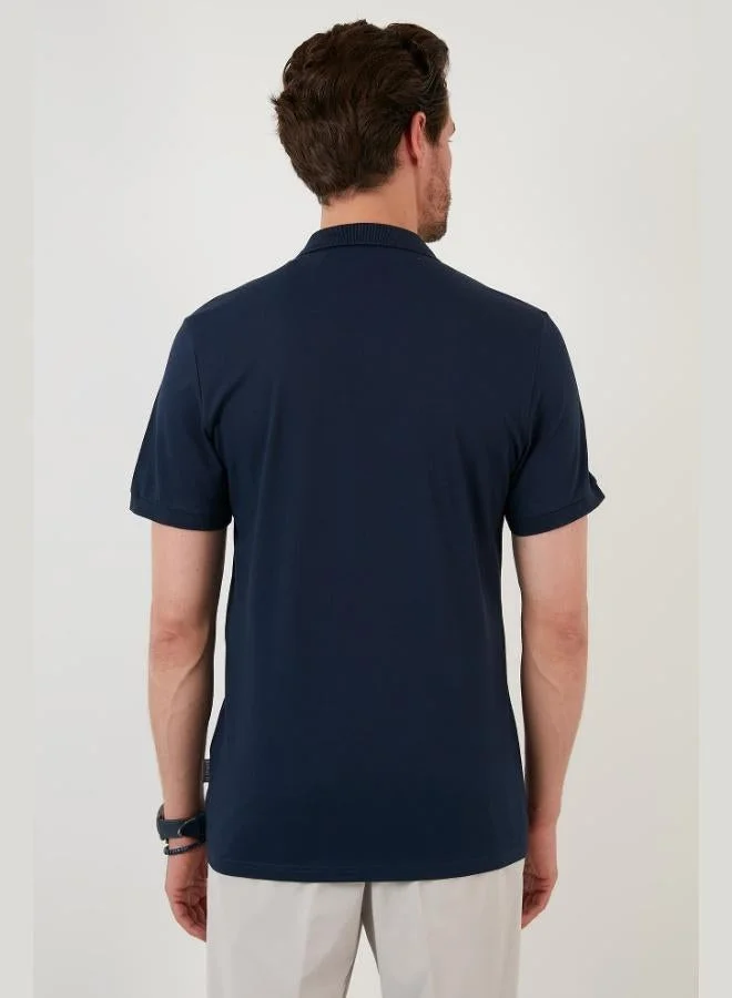 Buratti  Buratti Regular Fit Cotton Polo Neck T Shirt Men's Polo Neck T Shirt 5902141 for Men | Best Price UAE