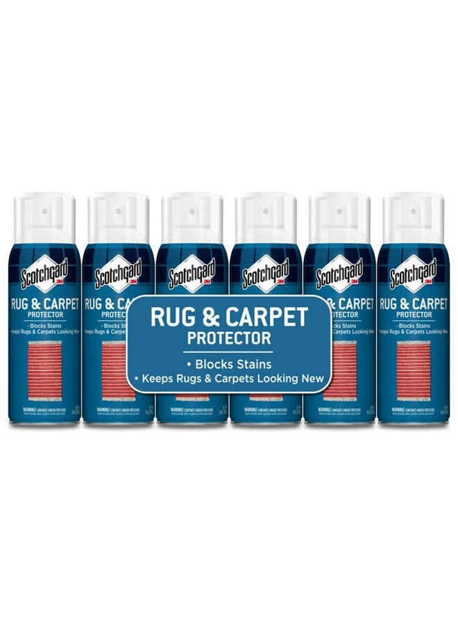 Scotchgard Rug & Carpet Protector, Carpet & Rug Protector Blocks Stains During Spring and Summer Gatherings, Fabric Protector Makes Cleanup of Stains from Muddy Footprints Easier, 14 oz(Pack of 6)  - Image 1