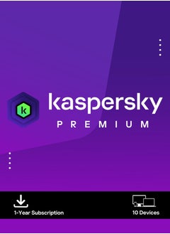 Kaspersky Premium | 10 Devices for 1 Year | Digital License | SAME DAY DELIVERY