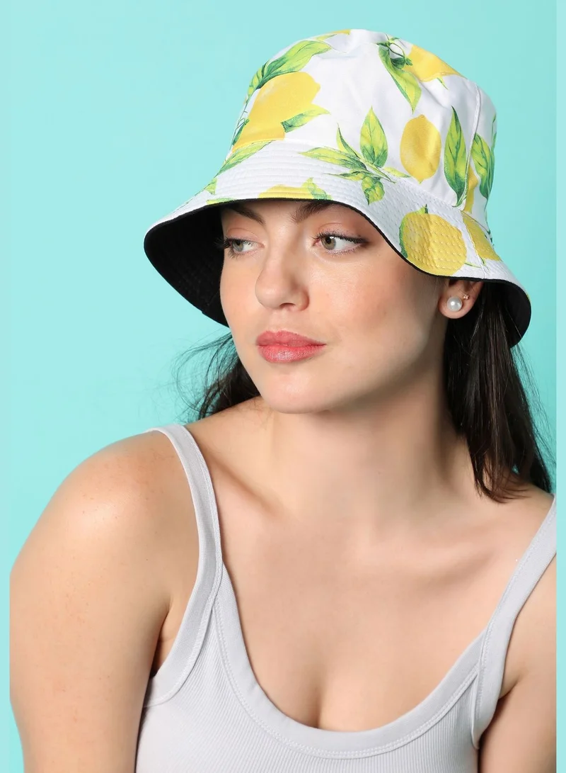 Haute Sauce Floral Print Bucket Hat