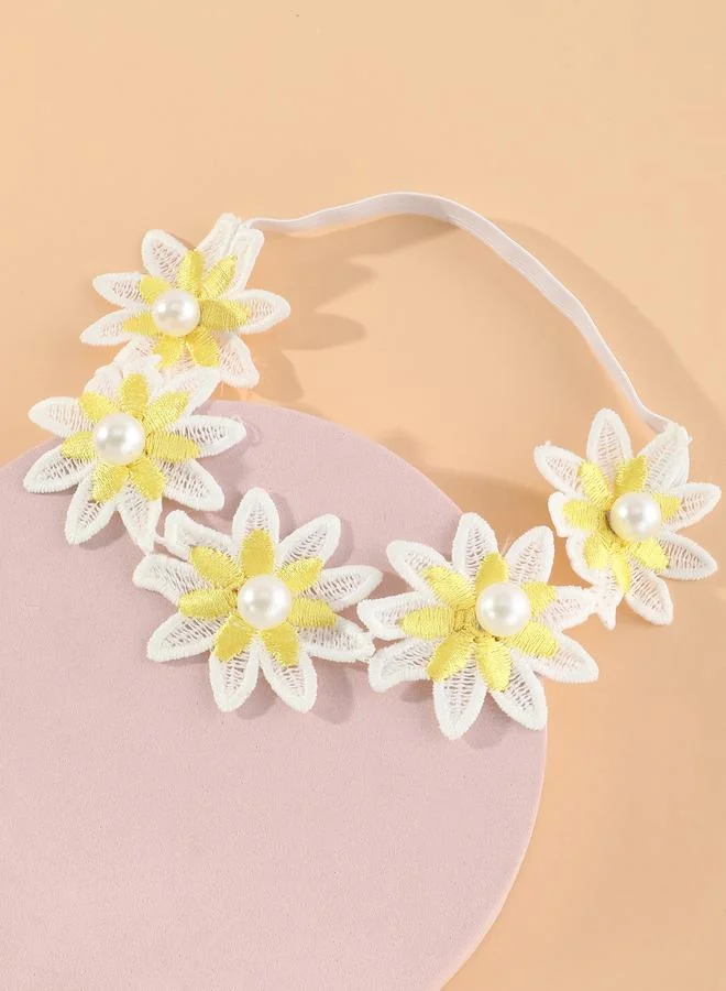 تايك تو Flower Elastic Headband