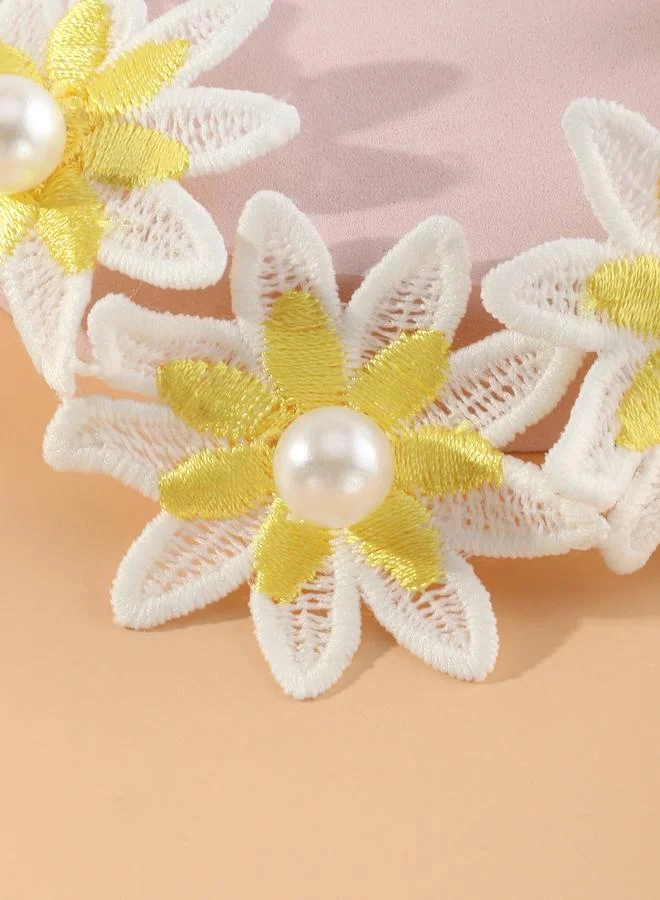 تايك تو Flower Elastic Headband
