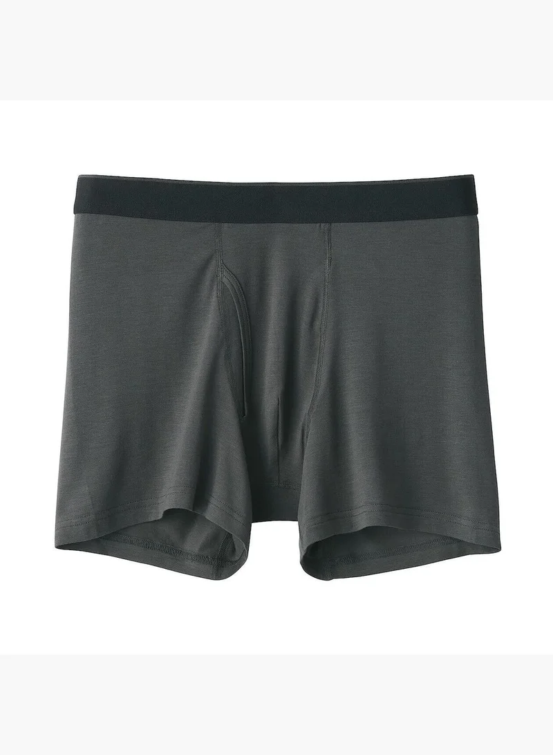 MUJI Smooth Stretch Front Open Boxer Briefs