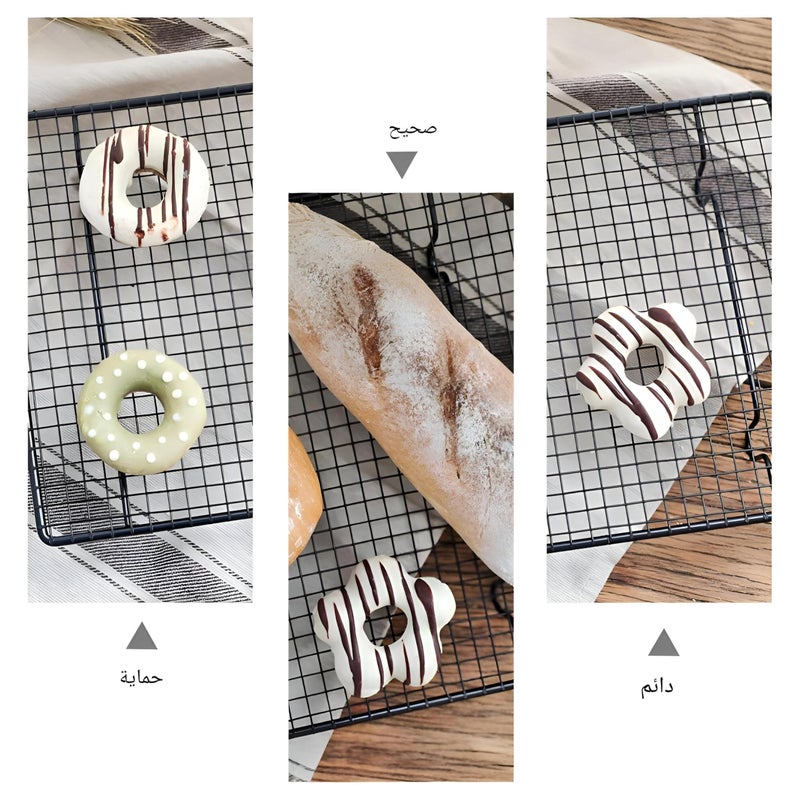 Baking Tray - Versatile Nonstick Cooling Rack 40.5 X 25.5cm, Ideal for Cookies, Cakes, and Bread - Must-Have Baking Tools for Home Chefs (1 PCS) - Image 3