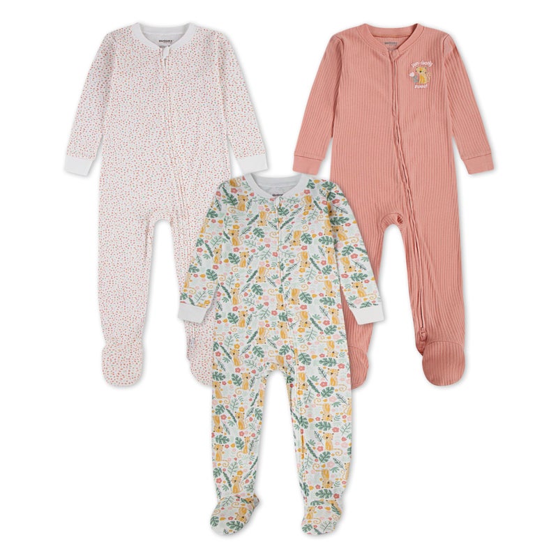 HUGGIES 3-Pack Footed Coverall - Image 1