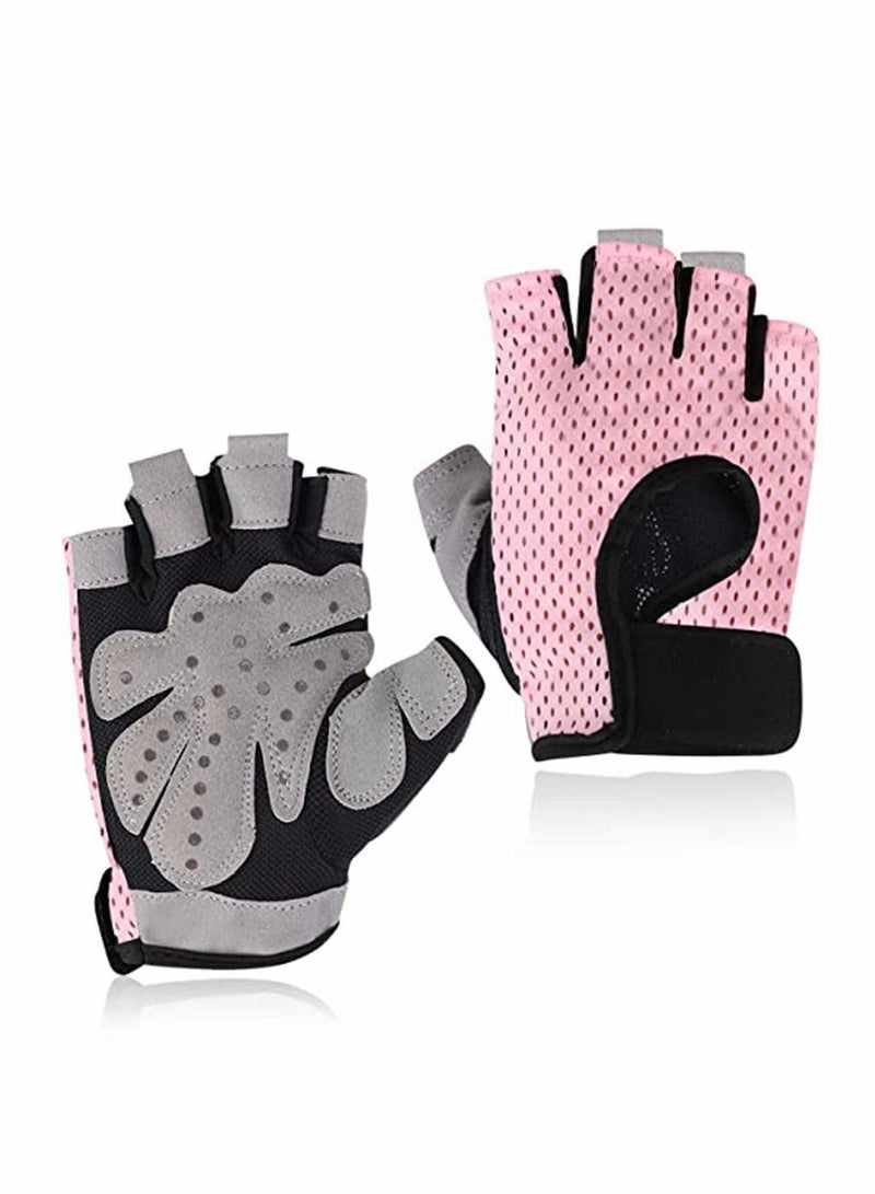Y&D Fitness Gloves Anti-skid Training Gripper Half Finger Cycling Driving Mountain Road Biking Yoga Callus Guard Workout Weight Lifting Motorbike Riding Mittens  - Image 1