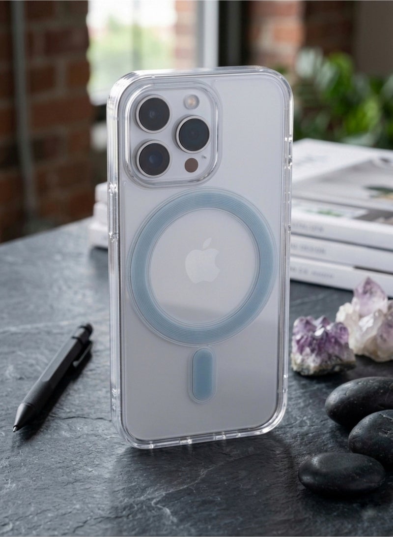 جريس جراب MagSafe شفاف تمامًا لهاتف iPhone 14 Pro Max من Apple - حماية مغناطيسية فائقة النحافة - Image 5