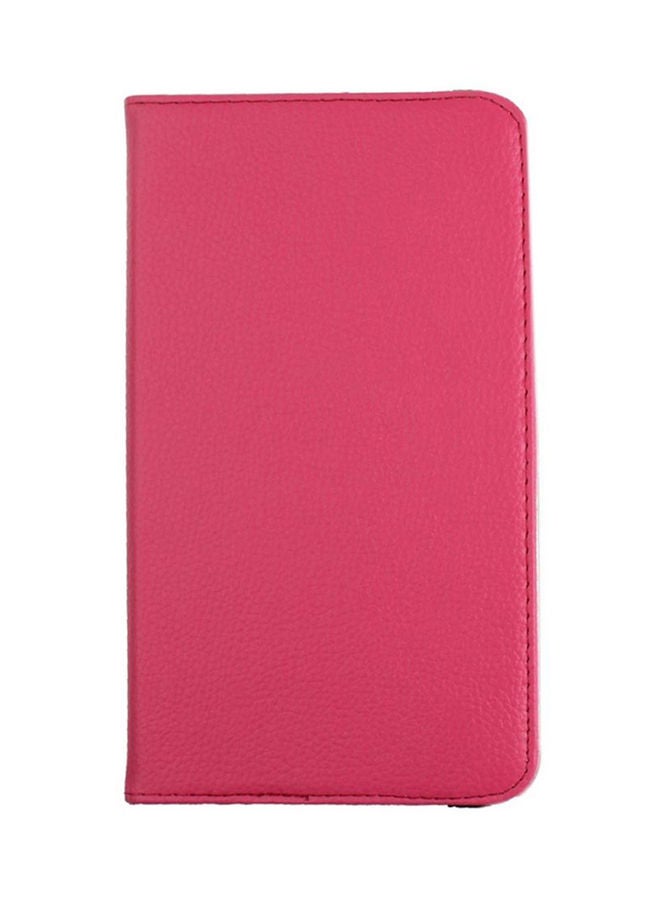 NIBEMINENT 360-Degree Rotating Stand Flip Case Cover For Samsung Galaxy Tab 4 T230/T231 Pink - Image 1