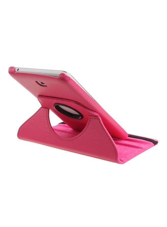 NIBEMINENT 360-Degree Rotating Stand Flip Case Cover For Samsung Galaxy Tab 4 T230/T231 Pink - Image 4