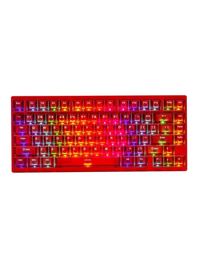 IROK MG75MAX 81 Keys Wired Magnetic Switch Keyboard, 256KHZ Single Key Scan Rate, PCB Nano-Coating Waterproof, Hall Effect, 8KHZ/ARGB/CNC Aluminum Gaming Keyboard(Red) - Image 1