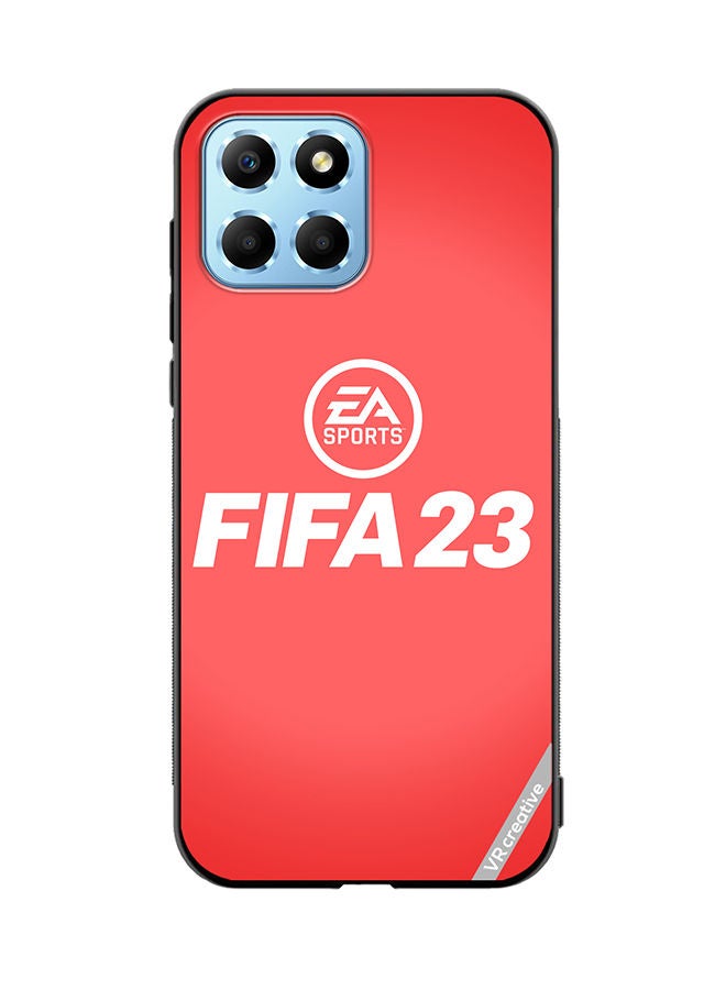 VR CREATIVE Protective Case Cover For Honor X8 5G Fifa 23 Red Ea Design Multicolour - Image 1