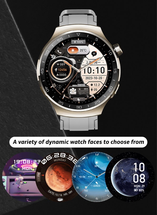 Multi-Functional NFC Smartwatch: Blood Pressure Monitoring & Intelligent Calling Smart Body Detection Watch - Image 1