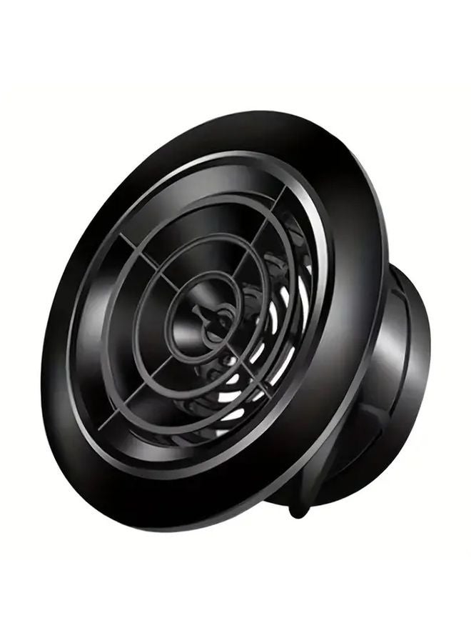 6 Inch 150mm Black ABS Round Ventilation Louver Non Slip Grille Cover - Image 2