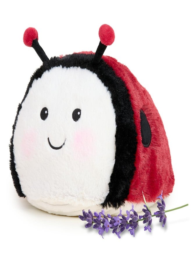warmies Microwavable & Weighted Stuffed Animals, Ladybug - Heated Stuffed Animal Plushie for Warmth & Comfort - Cute Soft Plush Toys for Adults & Children (Boys, Girls, Babies & Toddlers) - Image 1