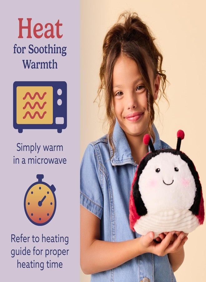 warmies Microwavable & Weighted Stuffed Animals, Ladybug - Heated Stuffed Animal Plushie for Warmth & Comfort - Cute Soft Plush Toys for Adults & Children (Boys, Girls, Babies & Toddlers) - Image 5