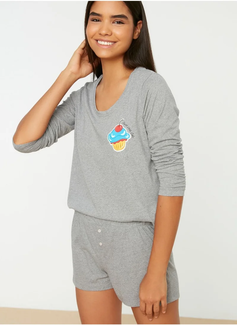 trendyol Knitted Pyjama Set