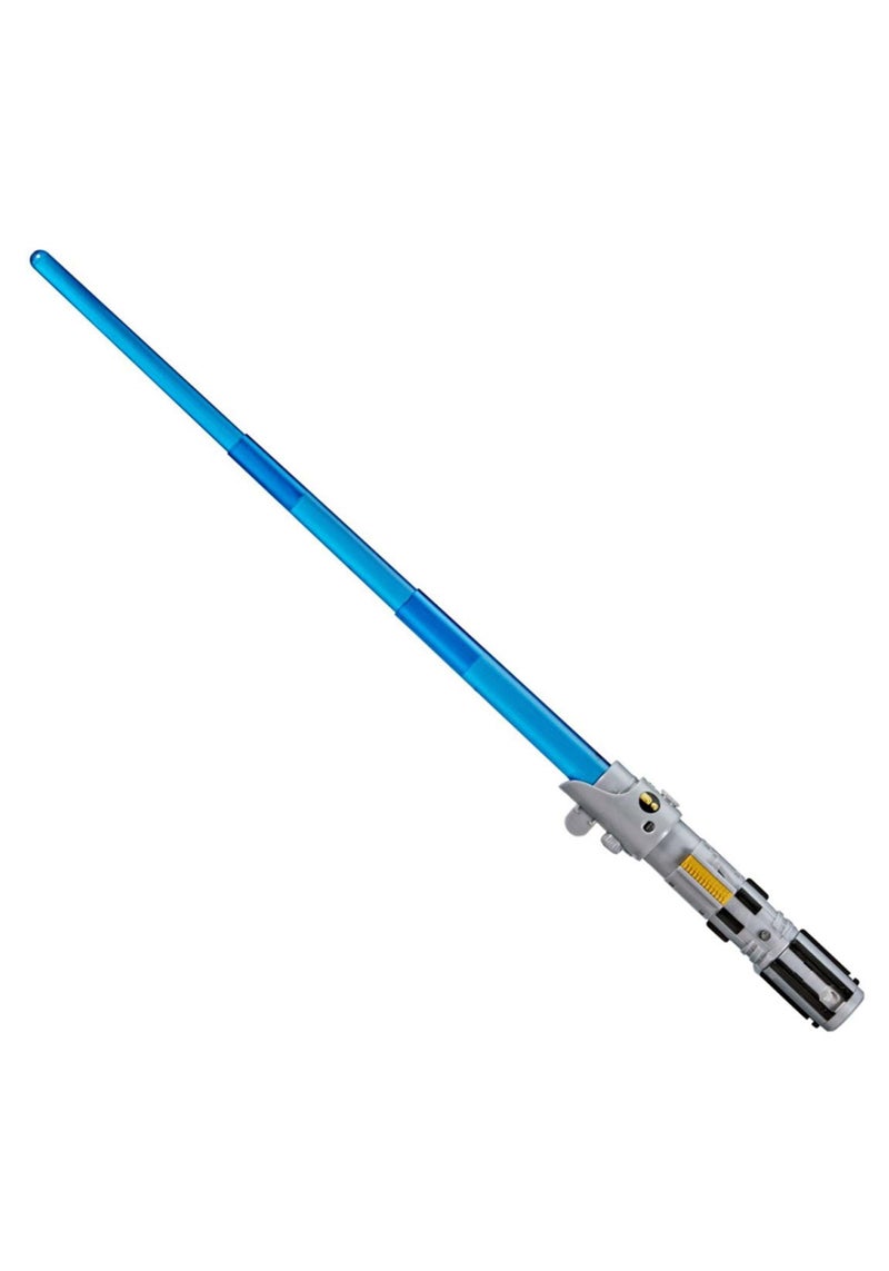 STAR WARS Lightsaber Forge Luke Skywalker Electronic Extendable Blue Lightsaber Toy, Customizable Roleplay Toy, Kids Ages 4 and Up - Image 1