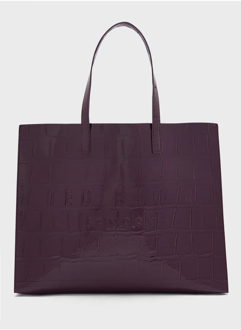 Ted Baker Croccon Imitation Top Handle Shopper