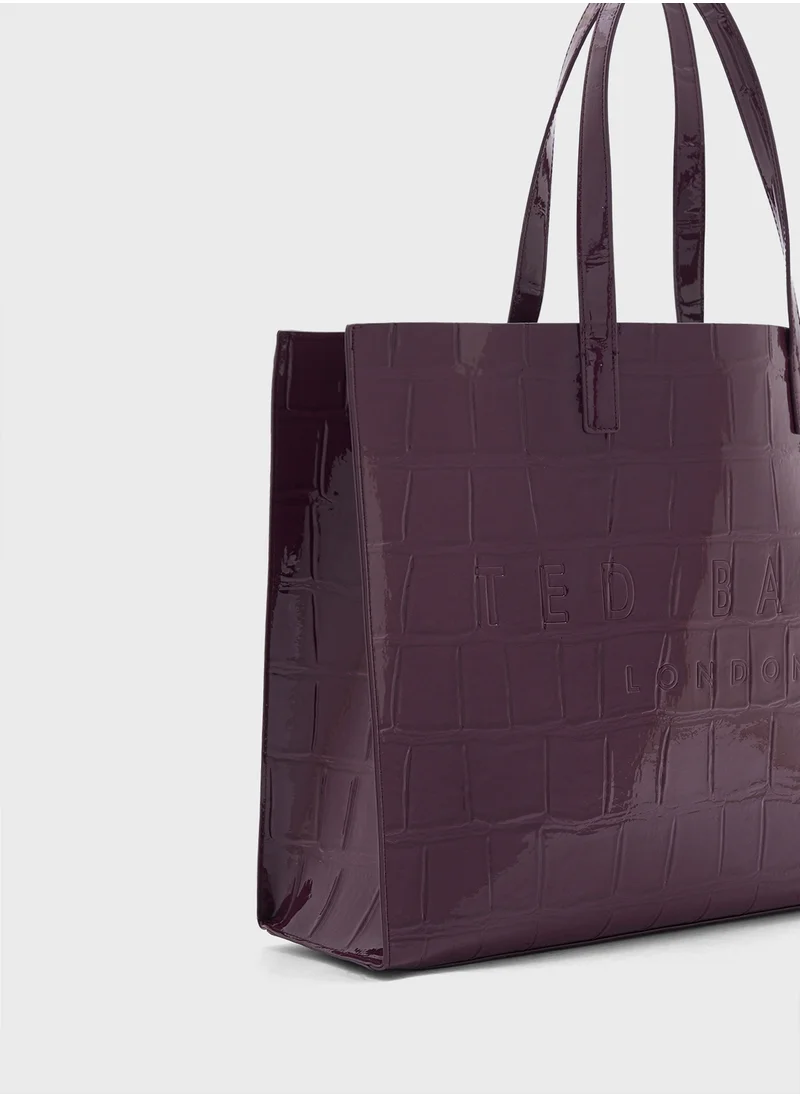Ted Baker Croccon Imitation Top Handle Shopper