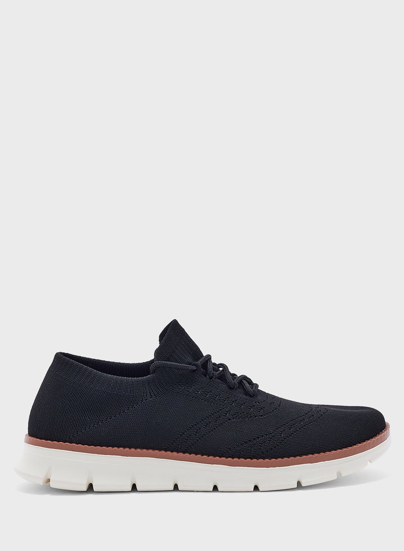Robert Wood Casual Knitted Lace Ups - Image 1