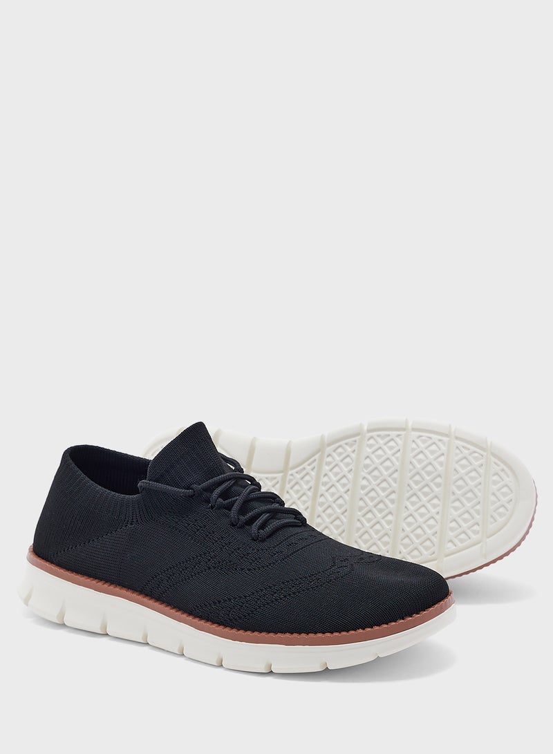 Robert Wood Casual Knitted Lace Ups - Image 3