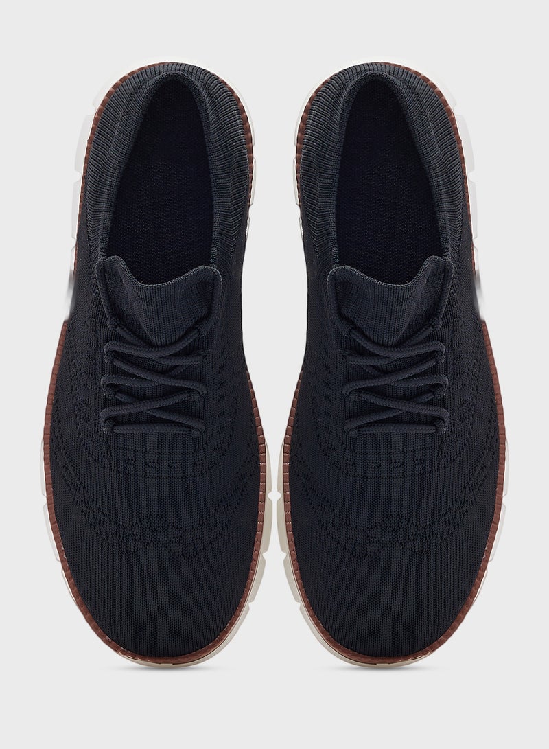 Robert Wood Casual Knitted Lace Ups - Image 4