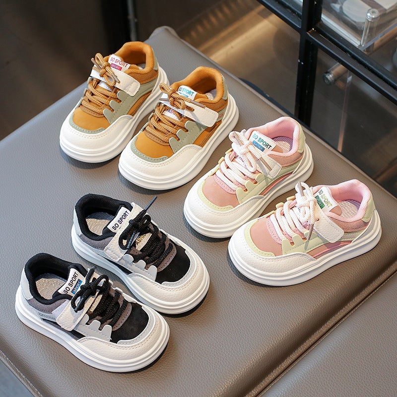 Men'S Baby Leather Sneaker 2025 Spring New Children'S Shoes Children'S Casual Breathable Torre Shoes For Learning - Image 3