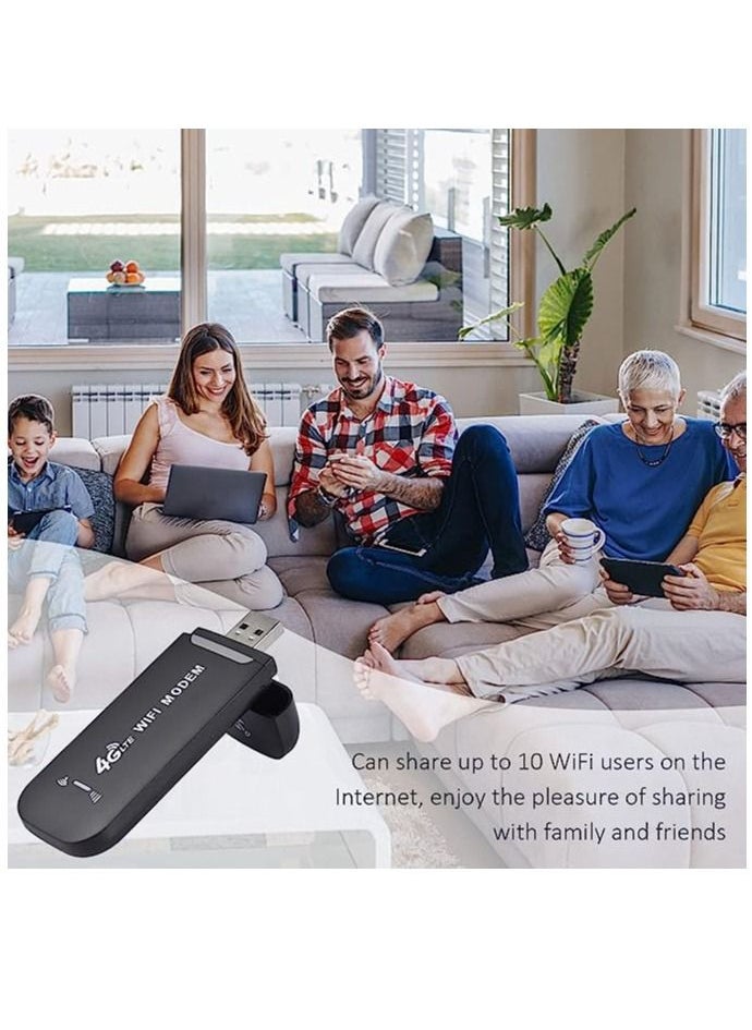 Generic - 4G Portable Smart Router, Portable Wireless Router Mobile Wifi, Portable Mobile Broadband Network Card, With Super Strong Coverage - Image 1