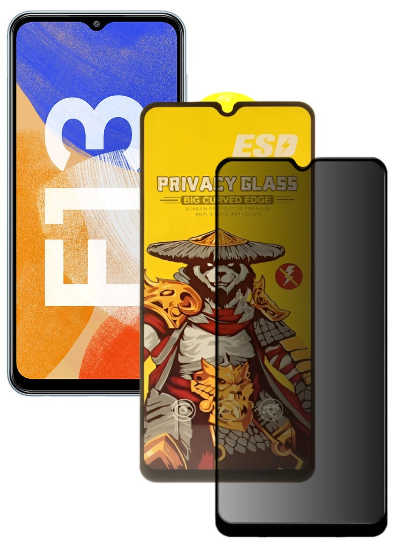 ESD Tempered Dustproof Privacy Glass Screen Protector Compatible For Samsung Galaxy F13 - Image 1