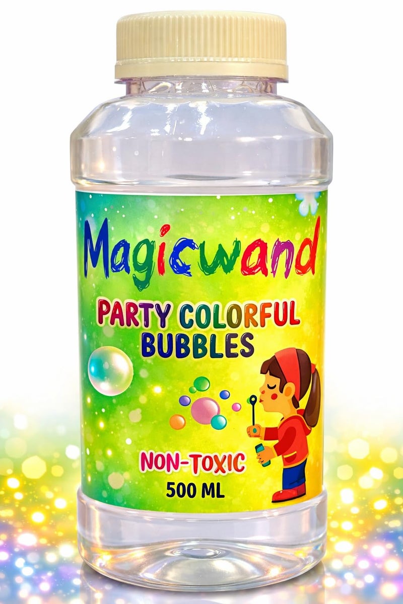 Magicwand Bubble Gun Refill Liquid 1.4 Litre Bottles【Please Do Not Add Water,Use As Delivered】【Made in India】 - Image 4