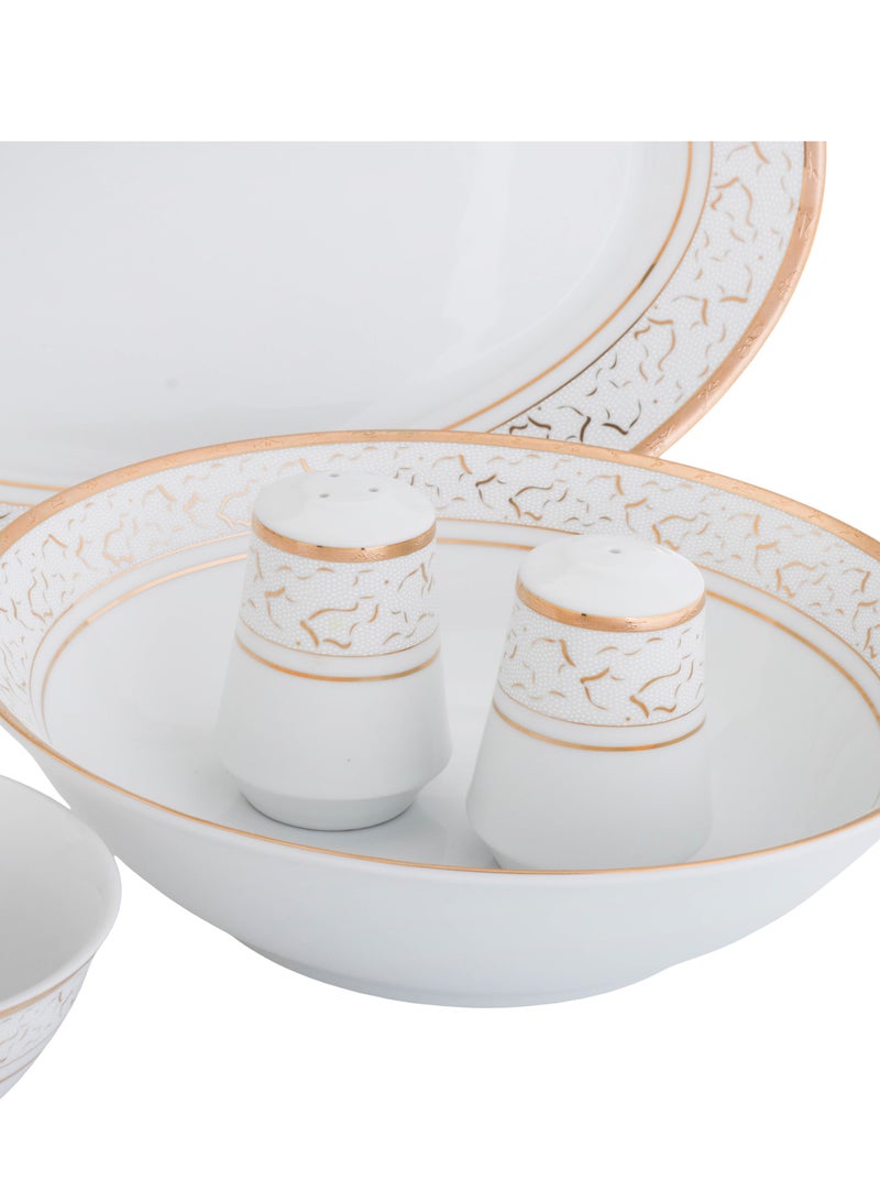 CASA ROSA Porcelain Dinner Set 32-Piece for 6 People - Image 4