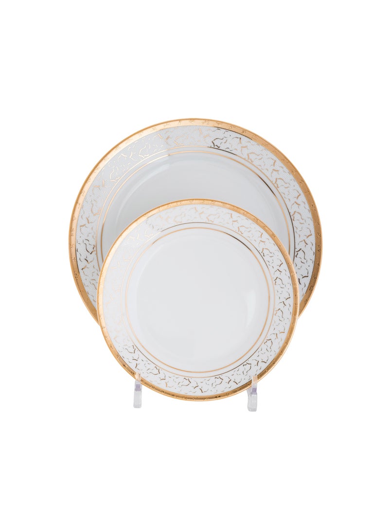 CASA ROSA Porcelain Dinner Set 32-Piece for 6 People - Image 3