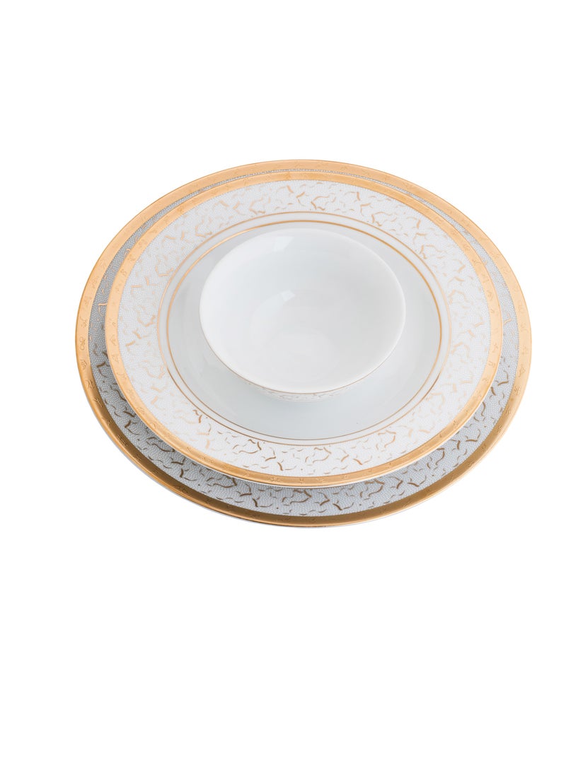 CASA ROSA Porcelain Dinner Set 32-Piece for 6 People - Image 2