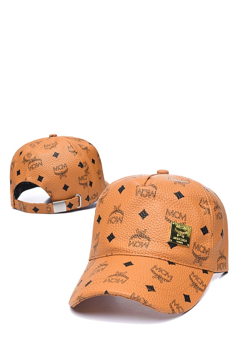MCM Classic Printed Leather Baseball Cap