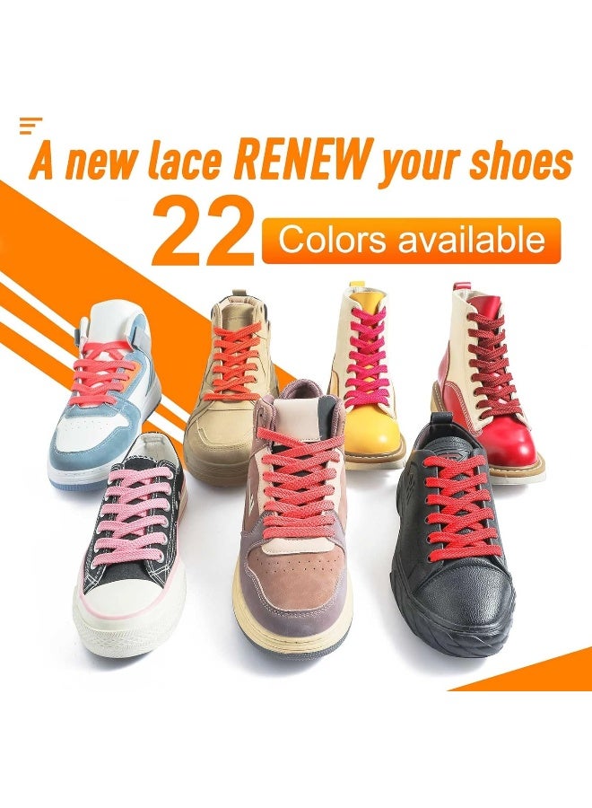 VSUDO VSUDO Flat Sneaker Shoe Lace, Flat Shoe String for Sneaker, Athletic Shoelace  - Image 4