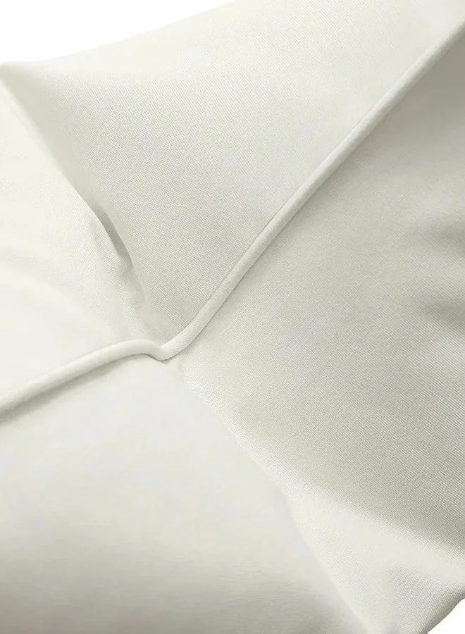 KNOT HOME Cushion Aelia Bianca (with filler) Pillow Knot Home Cover Set for Modern Sofa Contemporary Living Room Bedroom and Office Soft Washable