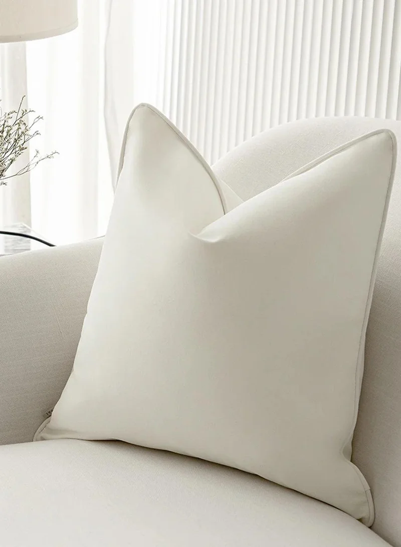 KNOT HOME Cushion Aelia Bianca (with filler) Pillow Knot Home Cover Set for Modern Sofa Contemporary Living Room Bedroom and Office Soft Washable