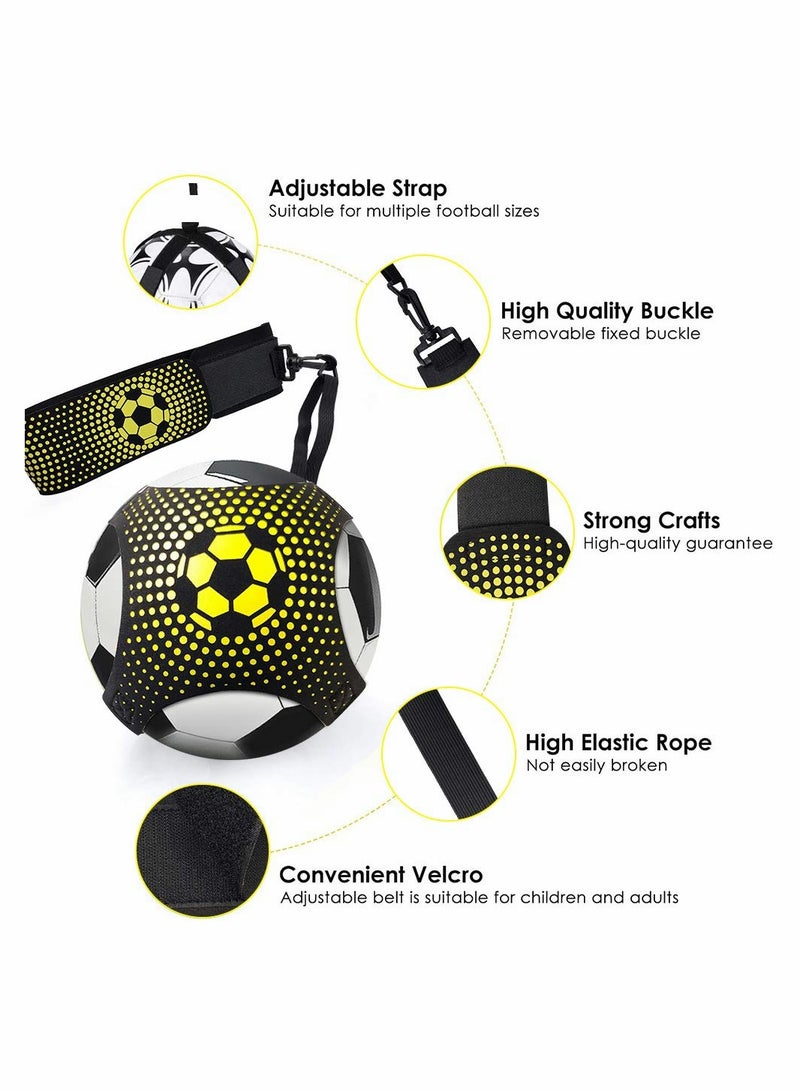 KASTWAVE Football Kick Trainer Football Training Equipment Soccer Training Aid Football Skills Improvement Solo Practice for Kids Adults Hands Free Universal Fits All Size Footballs - Image 2