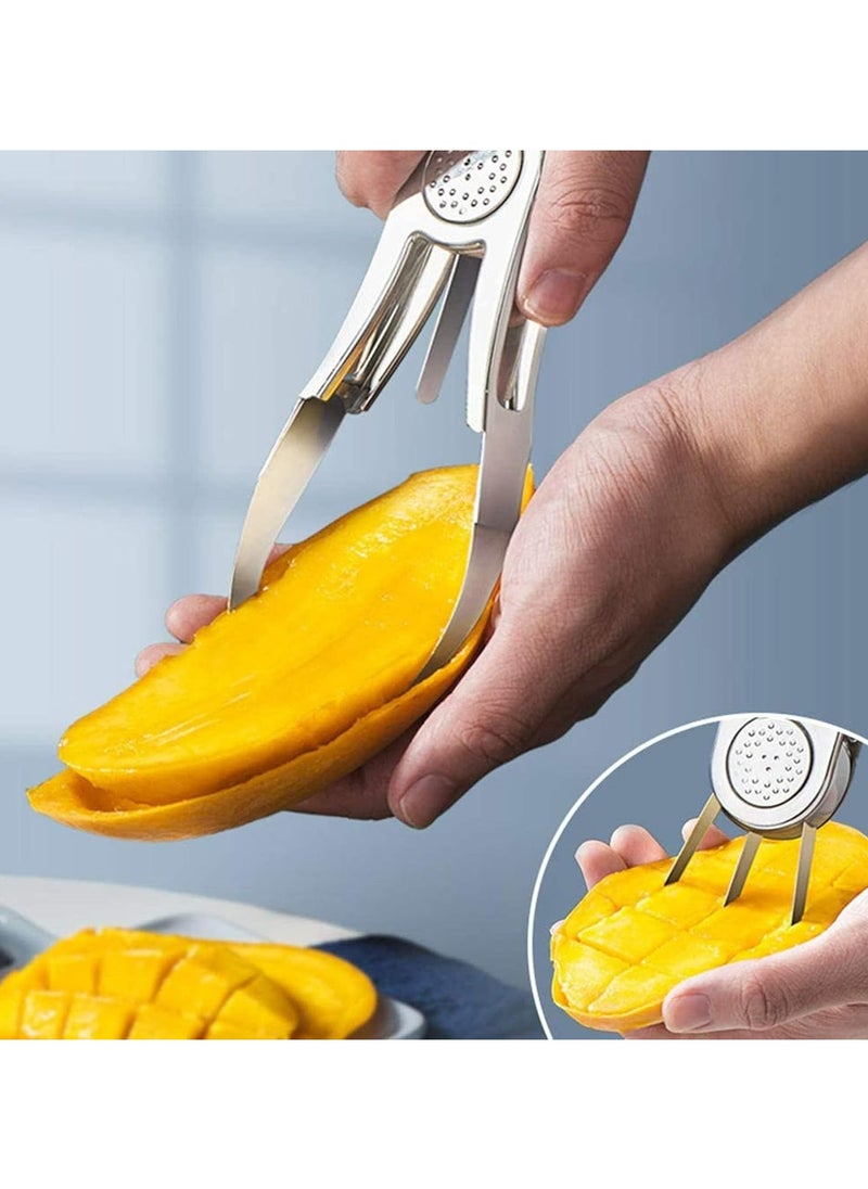 Oasisgalore - Stainless Steel Mango Cutter - Extra Large Fruit Core Remover for Kitchen Use - Image 1
