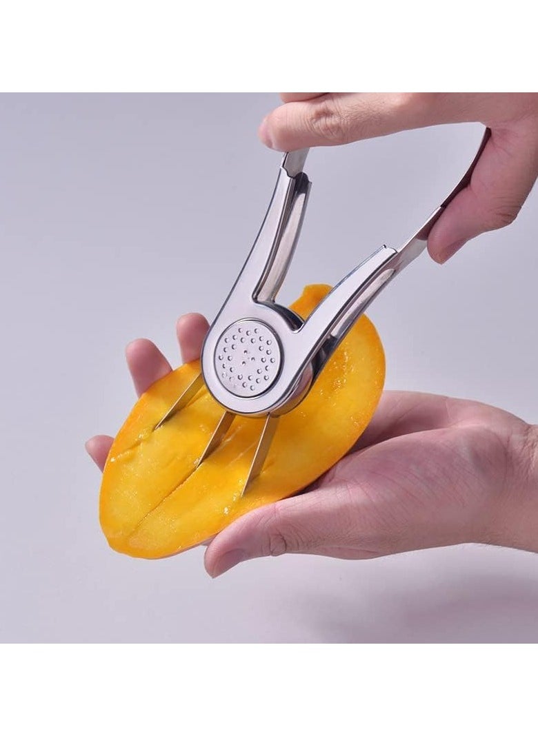 Oasisgalore - Stainless Steel Mango Cutter - Extra Large Fruit Core Remover for Kitchen Use - Image 1