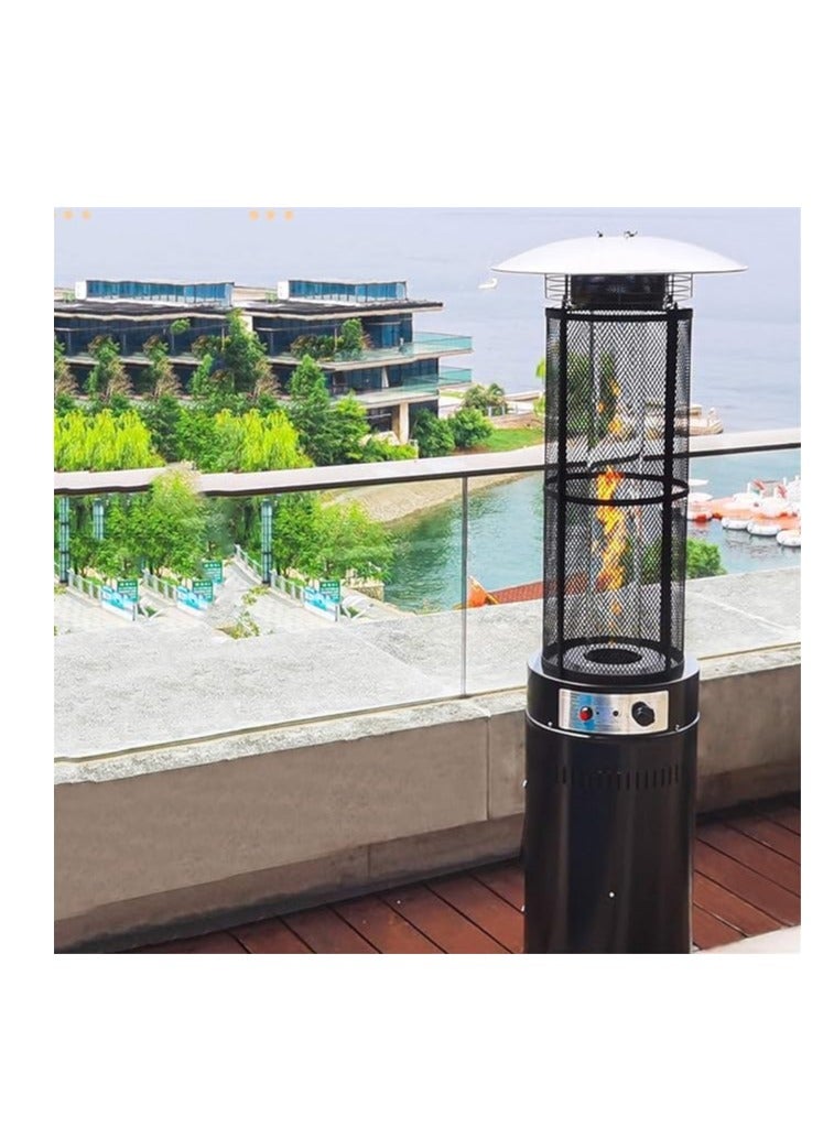 Patio Heater Outdoor – 46,000 BTU Mushroom Style Gas Heater | Freestanding Propane LPG Heater for Garden, Terrace & Outdoor Heating - Image 2